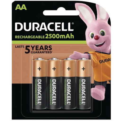[DU_HR06-BL4] DURACELL RECHARGEABLE HR6 AA 1,5V 2500mAh /4